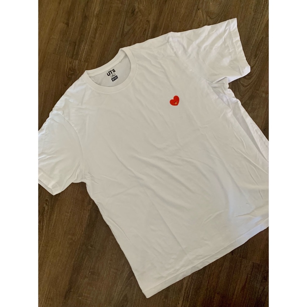 BT21 Short-Sleeve Graphic White T-Shirt (Tata)